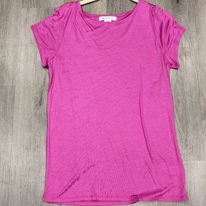 Liz Claiborne Pink Women's Short Sleeve T-Shirt